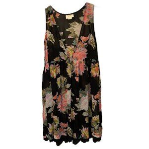 Anthropology Maeve Violetta Dress Sheer Dress XS Casual‎ Beach Summer Floral